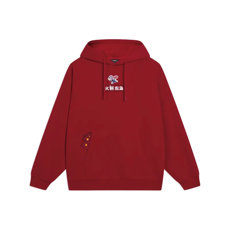 LiNing x Disney Sweatshirt Unisex Agate Red-0