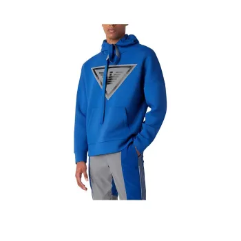 EMPORIO ARMANI SS23 Sweatshirts Men Electric Glow Blue