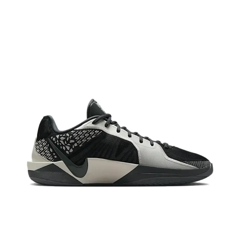 Nike Sabrina 2 Anti Slip Wear Resistant Low Top Basketball Shoes Unisex Gray White-1