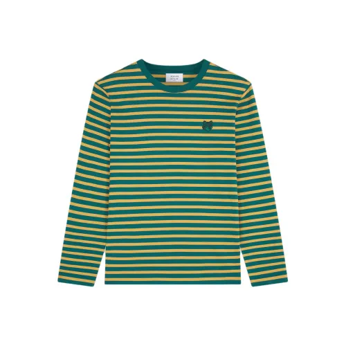 Maison Kitsune Fox Head Long sleeved T shirt