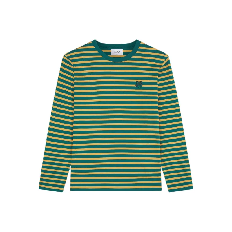 Maison Kitsune Fox Head Long sleeved T shirt-0