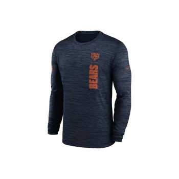 Nike Chicago Bears Sideline Team Issue Men's Nike Dri FIT Nfl Long Sleeve T Shirt