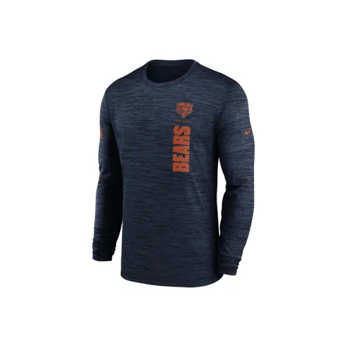 Nike Chicago Bears Sideline Team Issue Men's lobster nike Dri FIT Nfl Long Sleeve T Shirt