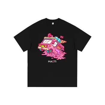 Cats T Shirt Unisex Black White