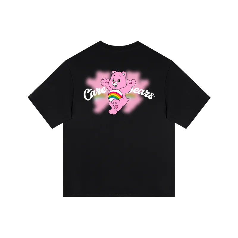 CAREBEARS T Shirt Unisex Black Print White-0
