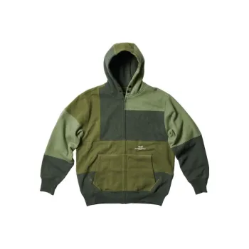 PALACE X Engineered Garments Heavy Patchwork Zip Hood