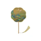 Colored Glaze Dream[Traditional Chinese Style Semi-Transparent Round Fan]