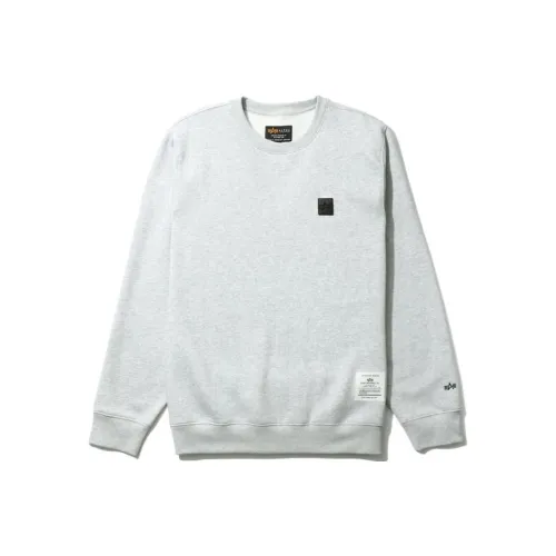 Alpha Industries Sweatshirts Men Gray