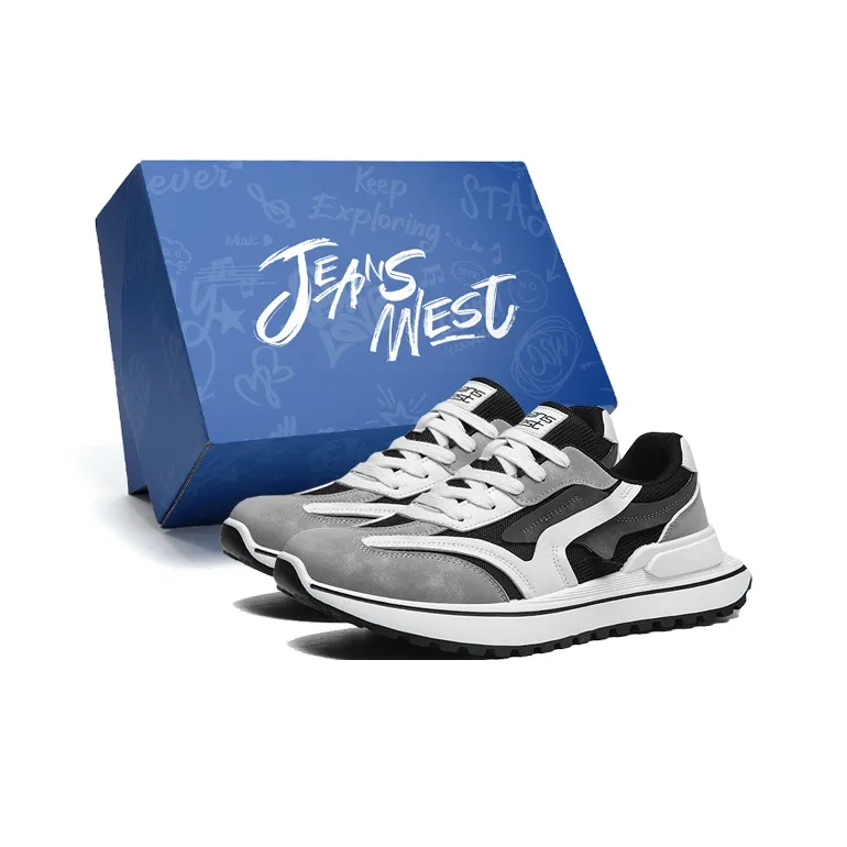 JEANSWEST Anti Slip And Wear Resistant Height Increasing Low Top Casual Shoes Unisex-7