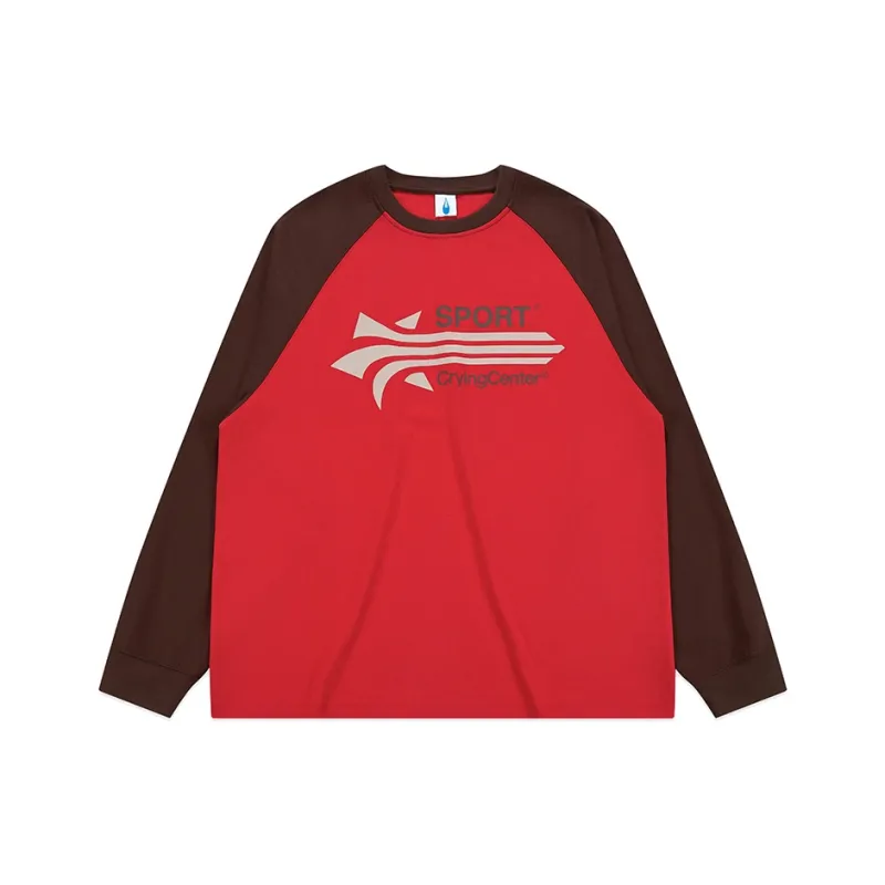 Crying Center Long Sleeved T Shirt Unisex-4