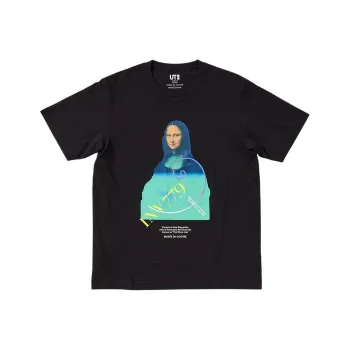 UNIQLO UNIQLO/Uniqlo X Louvre Co-brand T-Shirt Unisex Black