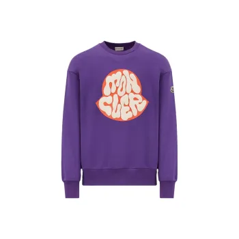 Moncler Sweatshirts Men Purple