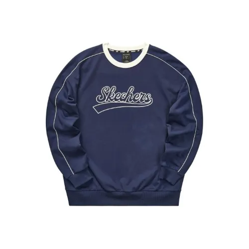 Skechers Sweatshirt Unisex Marine Blue