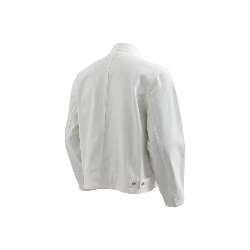 H.V.G.A Jackets Coats Unisex White-1