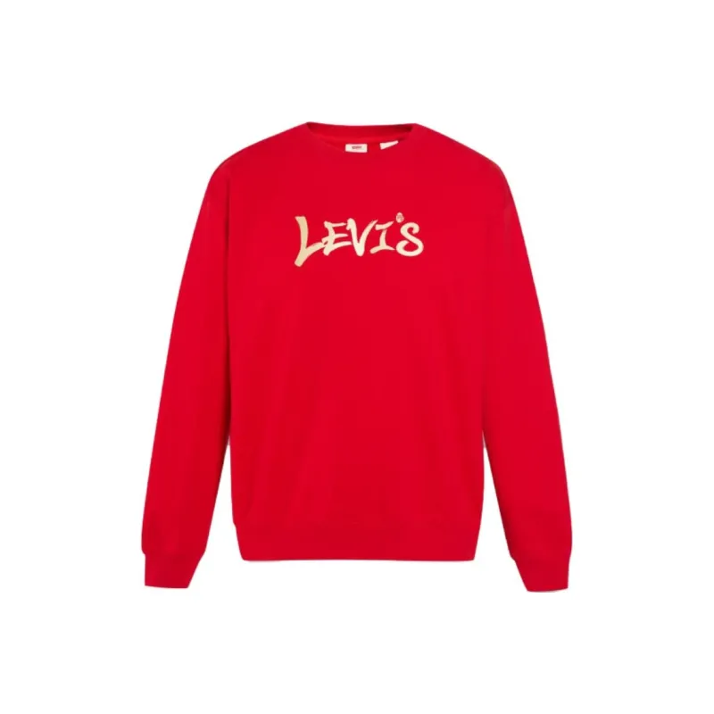 Levi's SS24 Rainbow Series Sweatshirt Men's Red-0