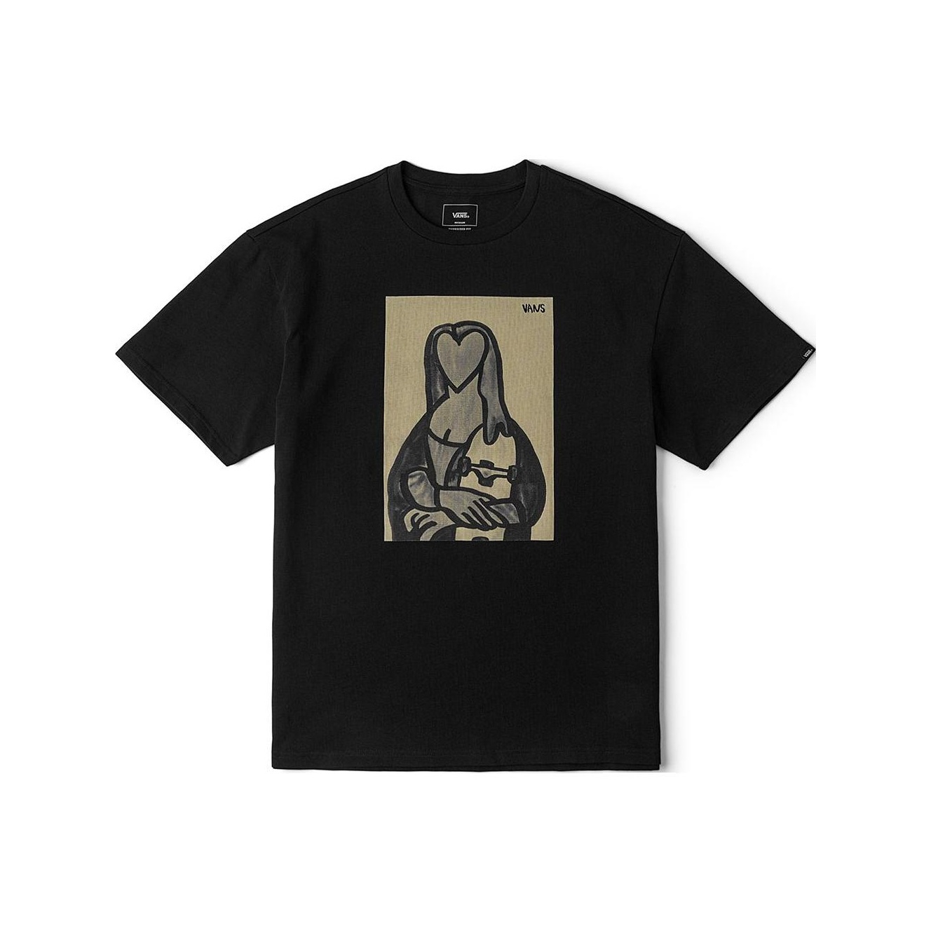 Vans Bolin GFX T-Shirts Unisex Black - POIZON