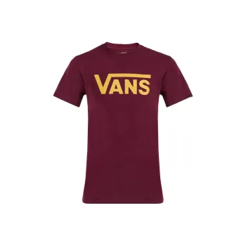 Vans T Shirts Men Burgundy