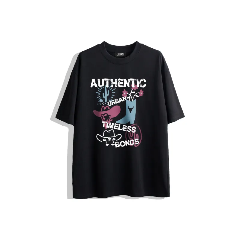 URBAN AUTHENTIC T Shirts Unisex-0