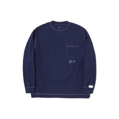 New Balance Sweatshirts Men Dark Blue
