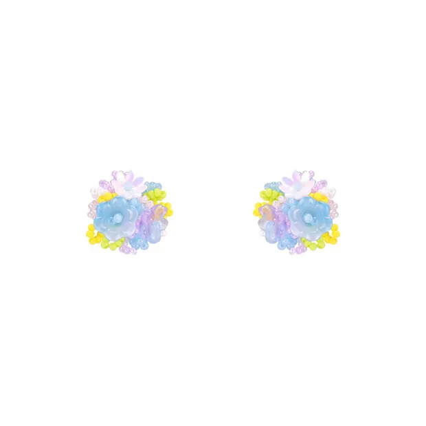 Peach Tea Resin Earrings Women's-3