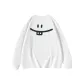 [Heavyweight Thickened]White (B Simple Smile Drawing Chest Logo _B Simple Smile Drawing Back Logo)