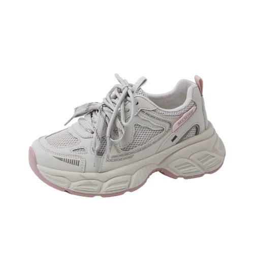 King Jinmai Breathable Low Top Chunky Sneakers Women's