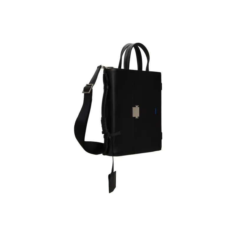 ADER ERROR Leather Tote Bag, Shopping Bag, Shoulder Bag, Handbag Men's Black-1