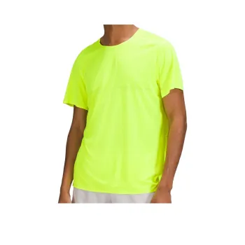 Lululemon Fast And Free T-Shirt Men Bright Yellow