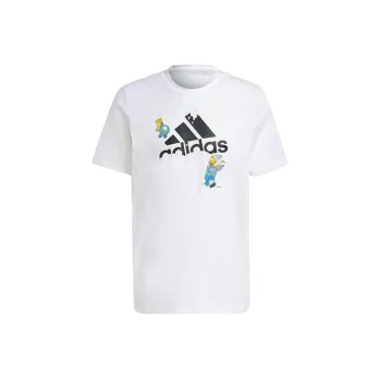 Adidas x The Simpsons Graphic Tee T Shirt Men's White
