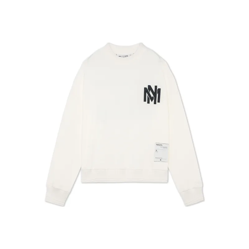 Mitchell Ness Sweatshirts Unisex White-0