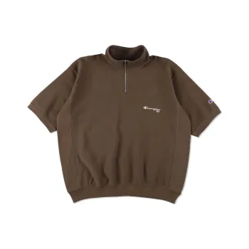 Wind And Sea X Champion WIND AND SEA Co-branded Edition T-Shirts Unisex Brown