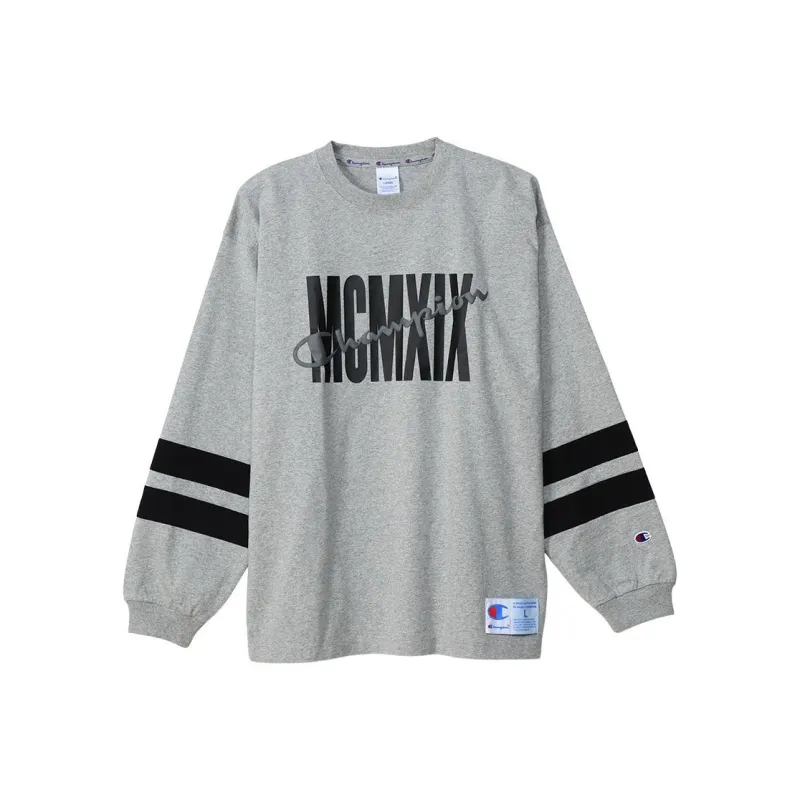 Champion T Shirt Unisex Oxford Gray-0