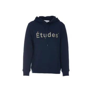 Études Logo Printed Drawstring Hoodie