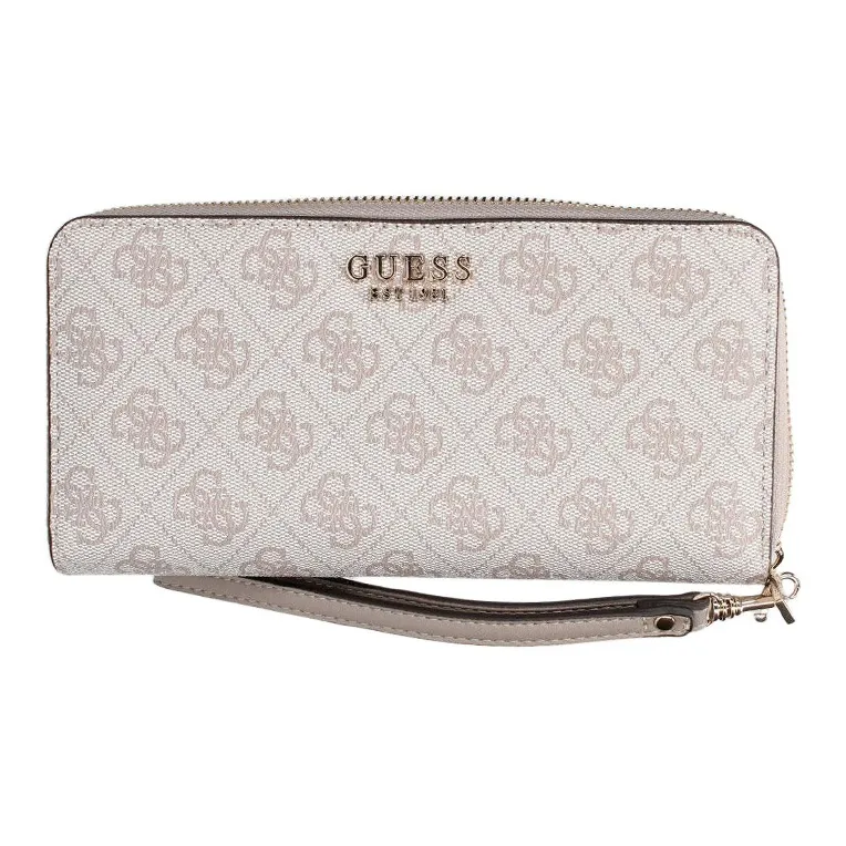 GUESS Artificial Leather Wallet Trumpets Women's Beige-0