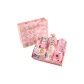 Straw Cup+Pearl Handbag+Bubble Machine+Pencil Sharpener+Pencil+Hair Clip+Rabbit+Box