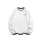White (M MINISO English Chest Logo)