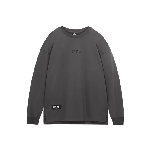 Muscle Dog Sweatshirt Men's Dark Gray