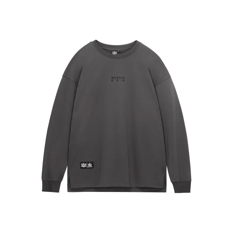 Muscle Dog Sweatshirt Men's Dark Gray-0