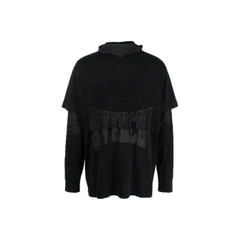 Givenchy Logo embroidered Long sleeve T shirt