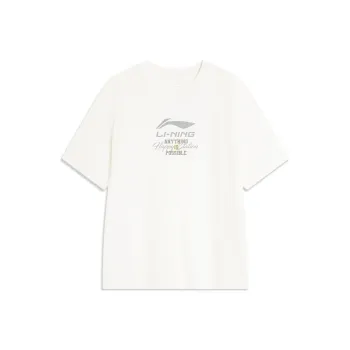 LINING Sports Life Collection T Shirts Men Ivory