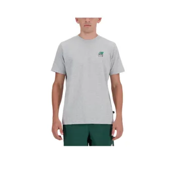 New Balance T-Shirts Men Gray