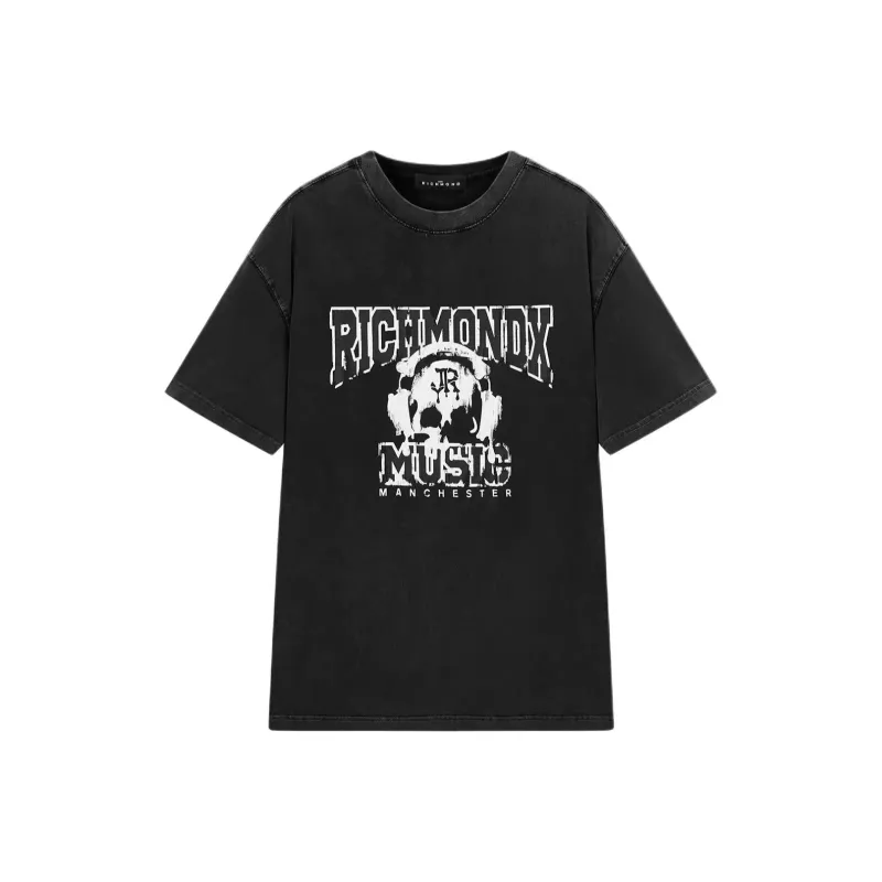 JOHN RICHMOND SS25 T Shirt Men's Black Gray-0