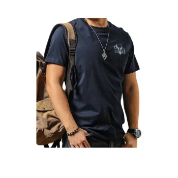 Seasonal Words T-Shirt Men's Royal Blue