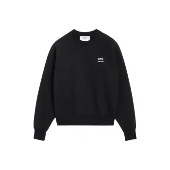 Ami Paris Logo Printed Crewneck Sweatshirt