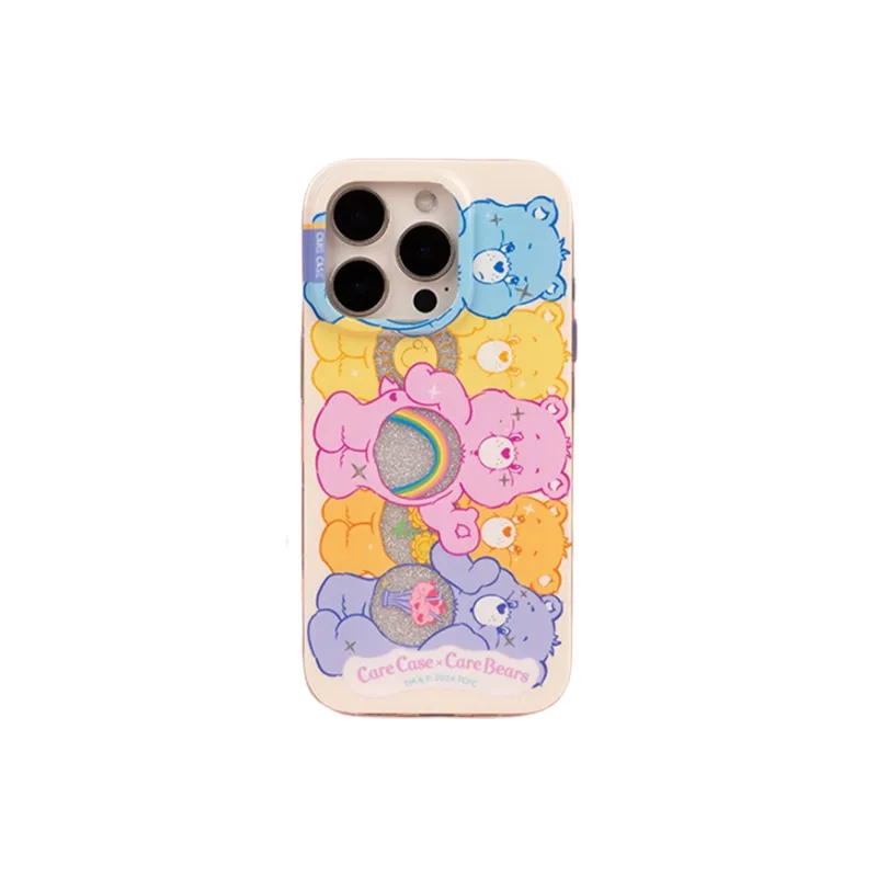 CARECASE TPU Material Care Bears Collaboration Heart Bear Family Phone Case Compatibility With Huawei Mate60 Pura70-2