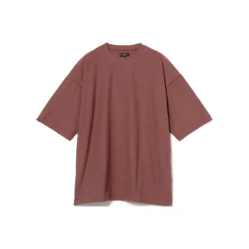Beams T Shirts Men Burgundy