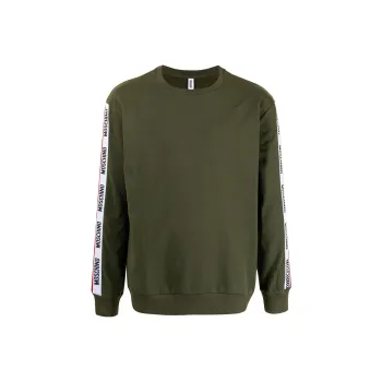 MOSCHINO Sweatshirts Men Green