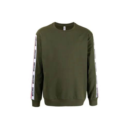 MOSCHINO Sweatshirts Men Green