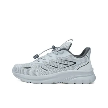 ZULIZ Sports Elderly Shoes Casual Shoes Men Low Top Bright Gray/Black