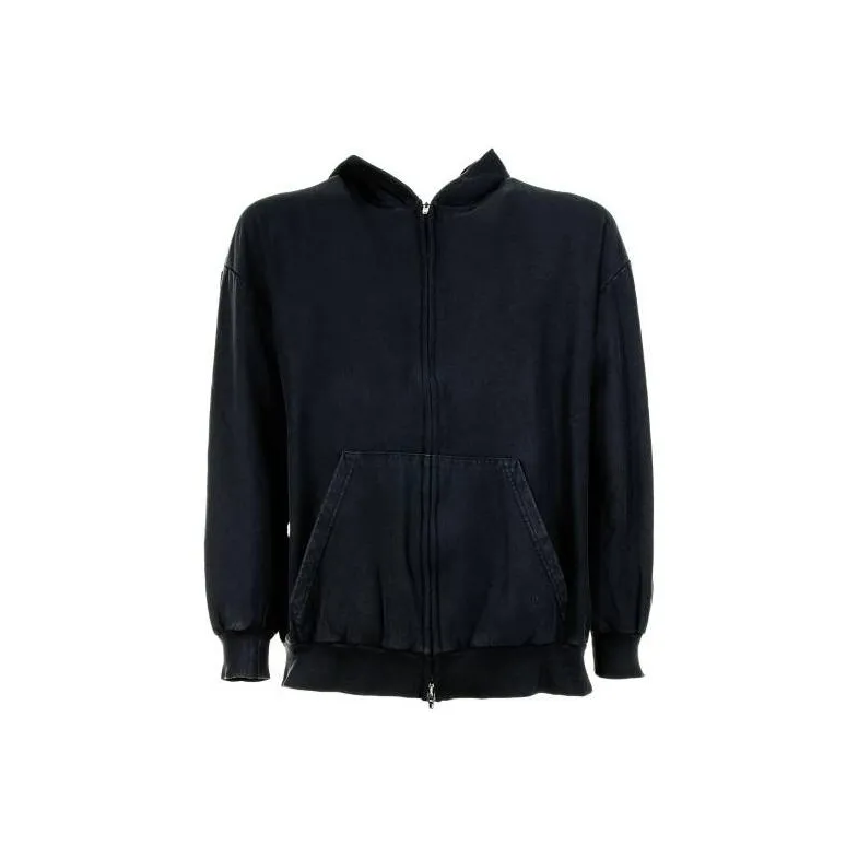 Balenciaga Sweatshirt Regular Fit Men's Washed Black-0